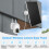 Offfay Solar Panel for Security Camera, 6W 5V Solar Panel Charger for Wireless IP Battery Camera, Micro USB to USB-C Adapter, IP65 Waterproof, Contin 2