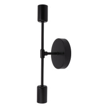 Dual Wall Light Base E27 E26 Black Iron 85-265V