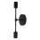 Dual Wall Light Base E27 E26 Black Iron 85-265V 1