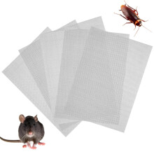 6 PCS Stainless Steel Wire Mesh Sheets, Metal Insect Rodent Control Mesh Panels, est Proofing Meshes for Air Brick Vent Mesh Cover, Window, Door, Kit
