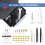 Vertical Heat Set Insert Tool, Mintion Thread Insert Press Machine, Melting Tool Thread Inserts, Melting Aid 90 W Soldering Iron, 30 Pieces Thread In 3