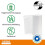 Deiss First Plus Bin Liners, White, 80 L, Pack of 50 4