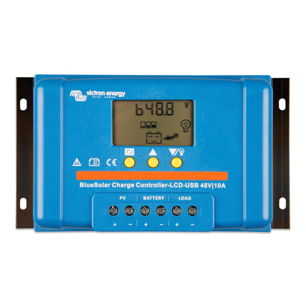 Victron Energy Bluesolar Pwm-Lcd&Usb 48-Volt 10 Amp Charge Controller 73719687