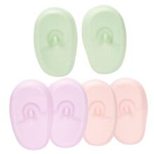 Hair Dye Ear Protectors Heat Resistant Reusable Silicone Ear Covers for Coloring Styling Shower