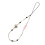 Acrylic Crystal Phone Charm with Cute Beaded Short Wrist Strap and Secure Hanging Loop 1