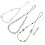 Acrylic Crystal Phone Charm with Cute Beaded Short Wrist Strap and Secure Hanging Loop 2