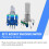 Jadeshay Rotary Encoder Switch,5 Pieces EC11 Rotary Encoder Code Switch Digital Potentiometer with Push Button 5 Pin Handle Length 20mm for Electroni 4