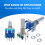 Jadeshay Rotary Encoder Switch,5 Pieces EC11 Rotary Encoder Code Switch Digital Potentiometer with Push Button 5 Pin Handle Length 20mm for Electroni 2