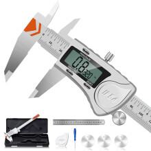 HARDELL 150mm IP54 Digital Caliper, Micrometer Calipers Measuring Tool with Large LCD Screen, Mm/Inch/Fraction Conversion Vernier Calipers (IP54 6inc