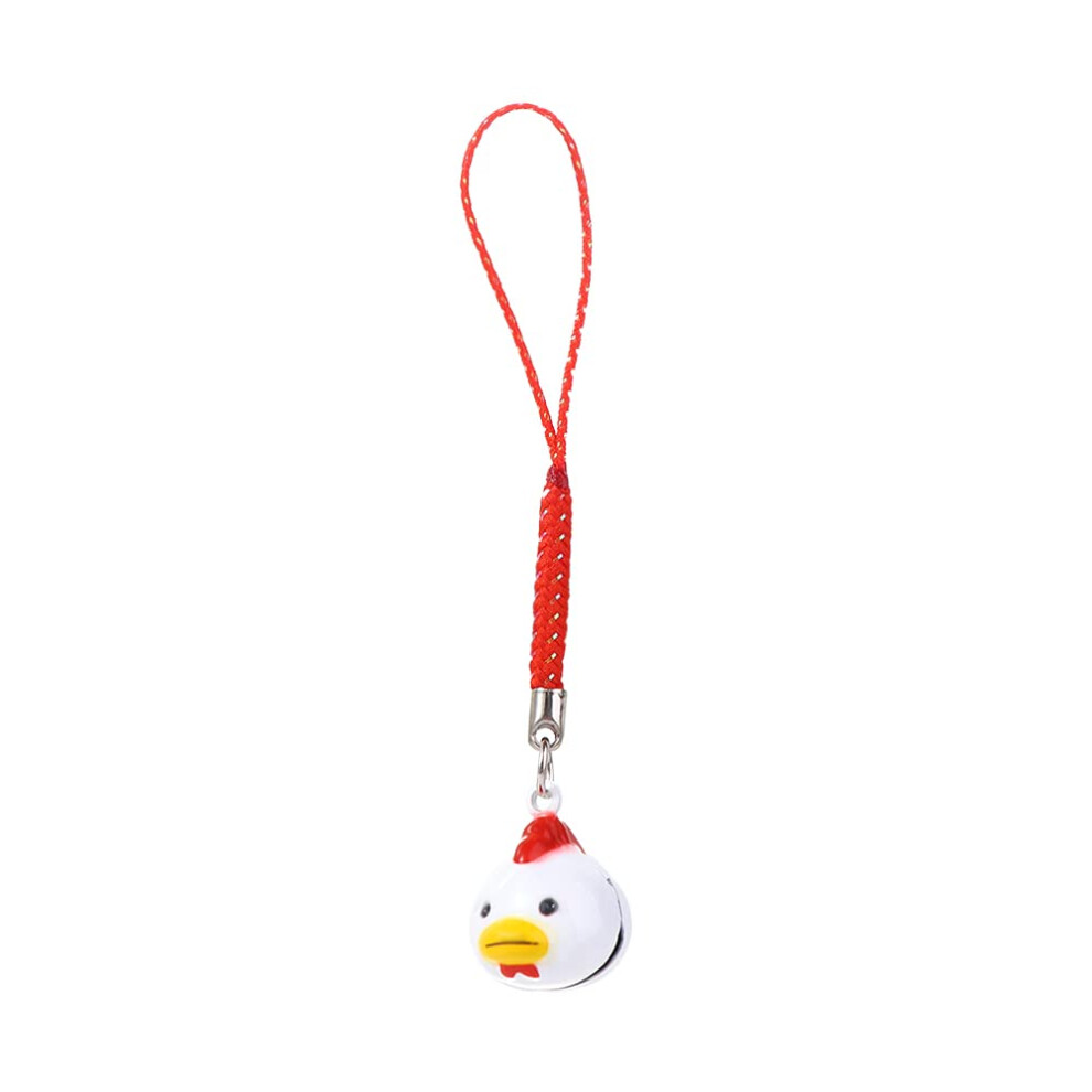 Cartoon Animal Phone Charm Strap With Detachable Wrist Lanyard For Smartphone Rooster Design 9455672918466