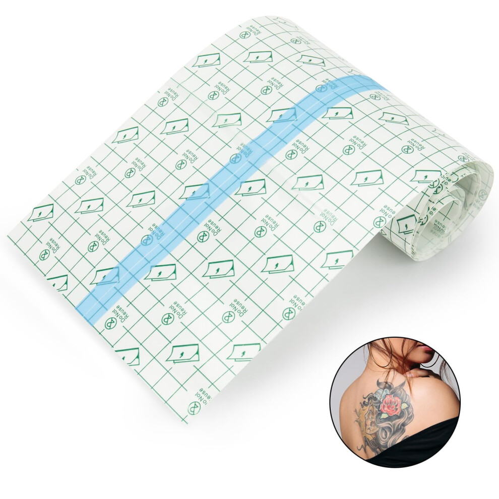 Tattoo Aftercare Bandage Roll 6x78in Waterproof Healing Protection Transparent Second Skin Film