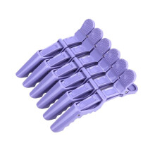 Hair Sectioning Clips 6 Pcs with Wide Teeth and DoubleHinged Alligator Grip for Salon Styling