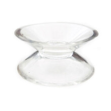 Pack of 100 x 30mm Double Sided Suction Cups/Pads/Rubber Window Suckers Clear Plastic/PVC by rubbersuckers UK. (Packet size x100)
