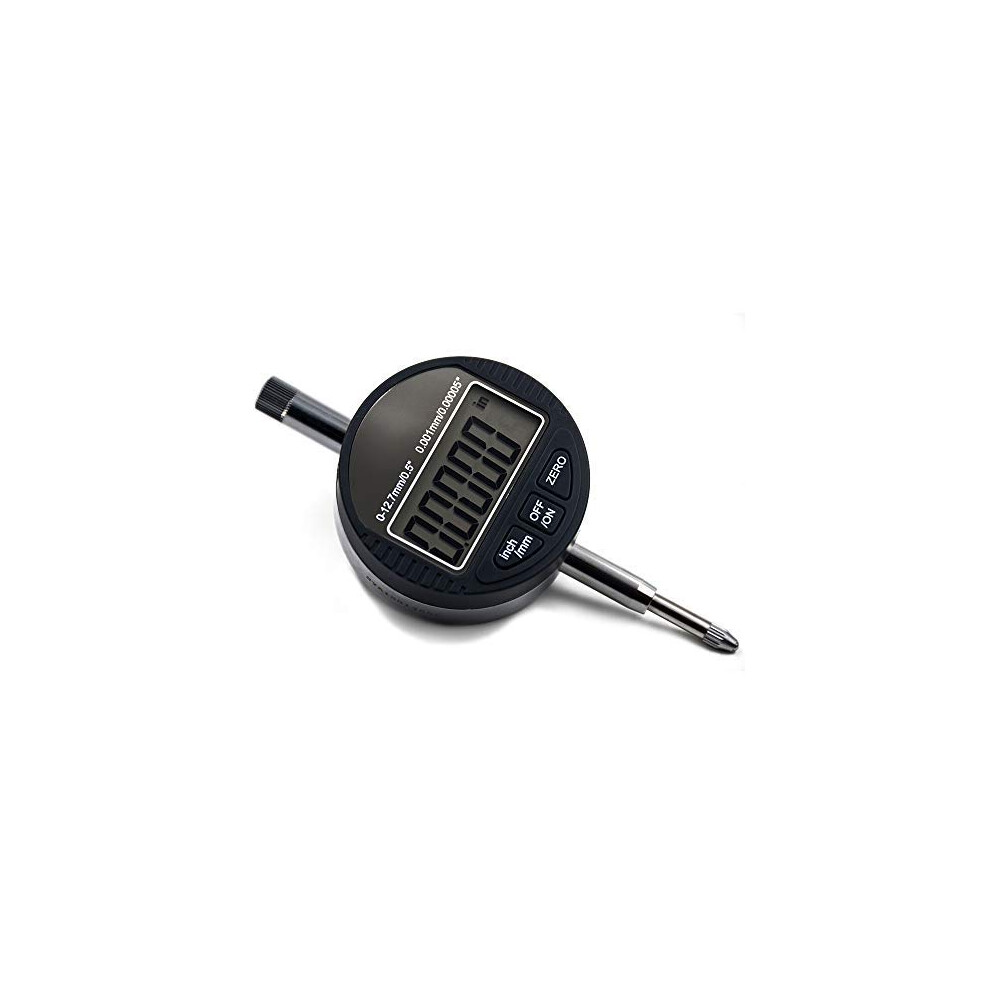 Oudtinz Digital Dial Indicator 0.001Mm/0.00005 Dial Test Gauge Range 0-12.7Mm Digital Probe Indicator Dial Test Indicators Electronic Indicator Gauge
