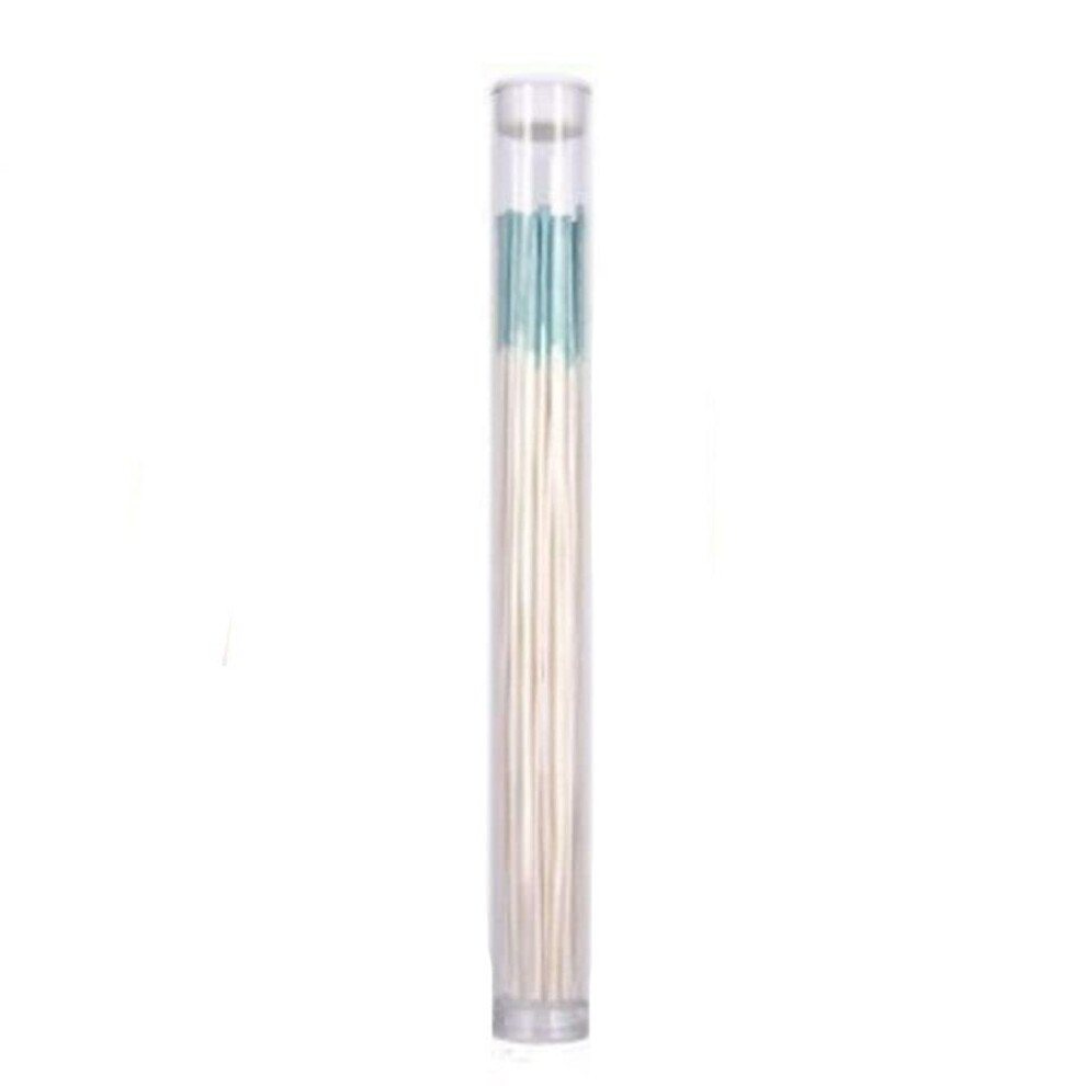 Ear Piercing Cleaner with Soft Cotton Disposable Threads for Gentle Piercing Aftercare â Blue