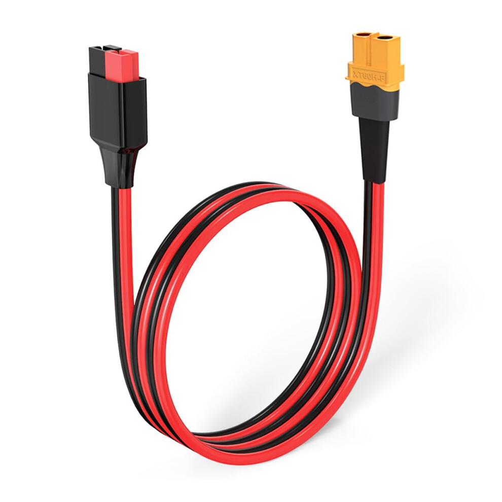 Elfculb Xt60 To Anderson Adapter, 10Awg Xt60 Female To Anderson Connector Cable For Portable Power Station Uav Rc Battery (2Ft) 72404881
