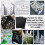 OLYCRAFT 12 Sheets Black ABS Plastic Sheet 15x10cm ABS Plastic Panel 0.5mm Thick Hard Plastic Sheet Polystyrene Flexible Plastic Board Sheet for Buil 5