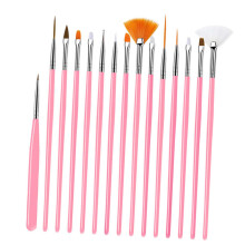Professional Nail Art Brushes and Pens Set with Nylon Tips and Silicone Shapers for Precision Detailing