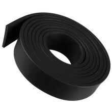 TOP-VIGOR Solid Rubber Seal Strip, 15mm Wide x 2mm Thick x 1m Long Weatherproof, Dustproof, Shock-Absorbing for Water, Oil, Sound and Weather Sealing