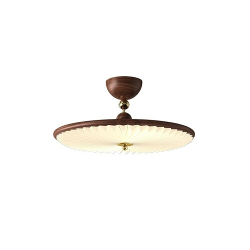 Retro Medieval LED Flush Mount Ceiling Light with Soft Warm Lighting for Bedroom or Study