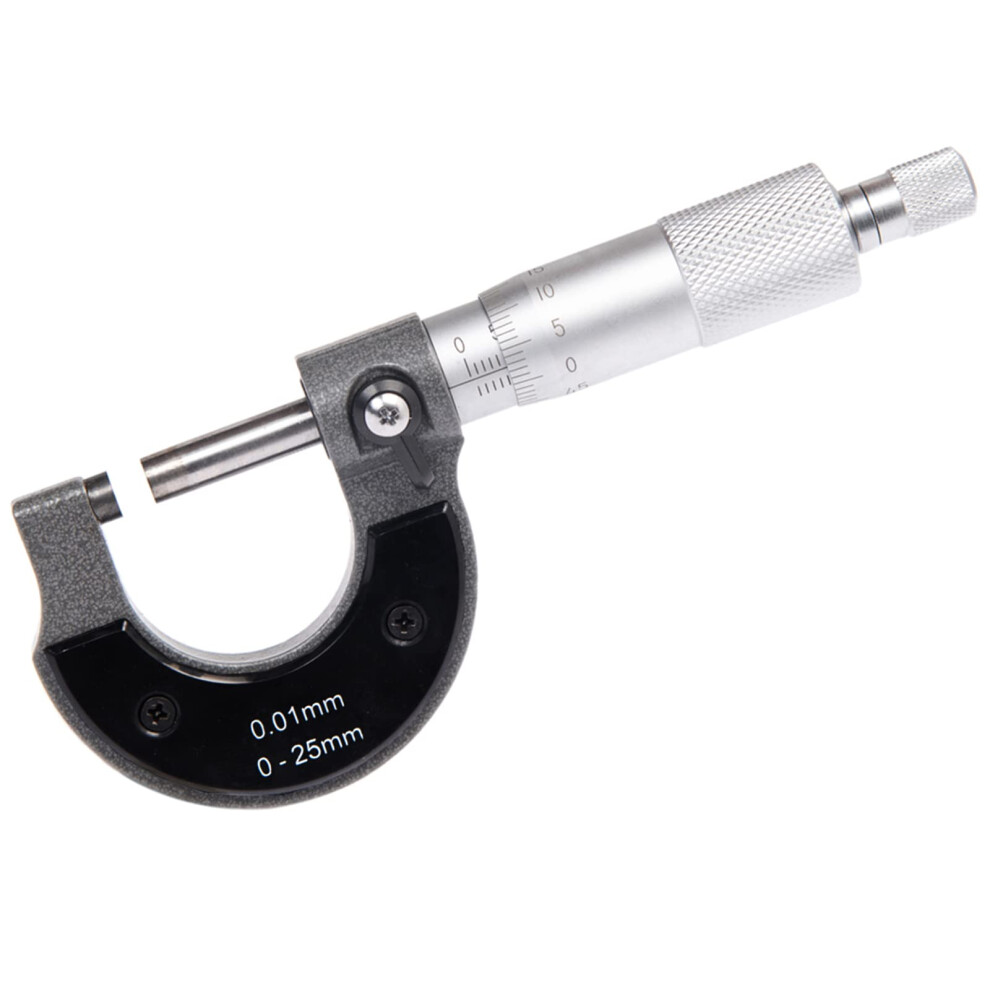 Beslands Outside Micrometer 0-25 Mm Micrometer Screw Measuring Screw 0.01 Mm Resolution Micrometer Metric