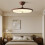 Retro Medieval LED Flush Mount Ceiling Light with Soft Warm Lighting for Bedroom or Study 5