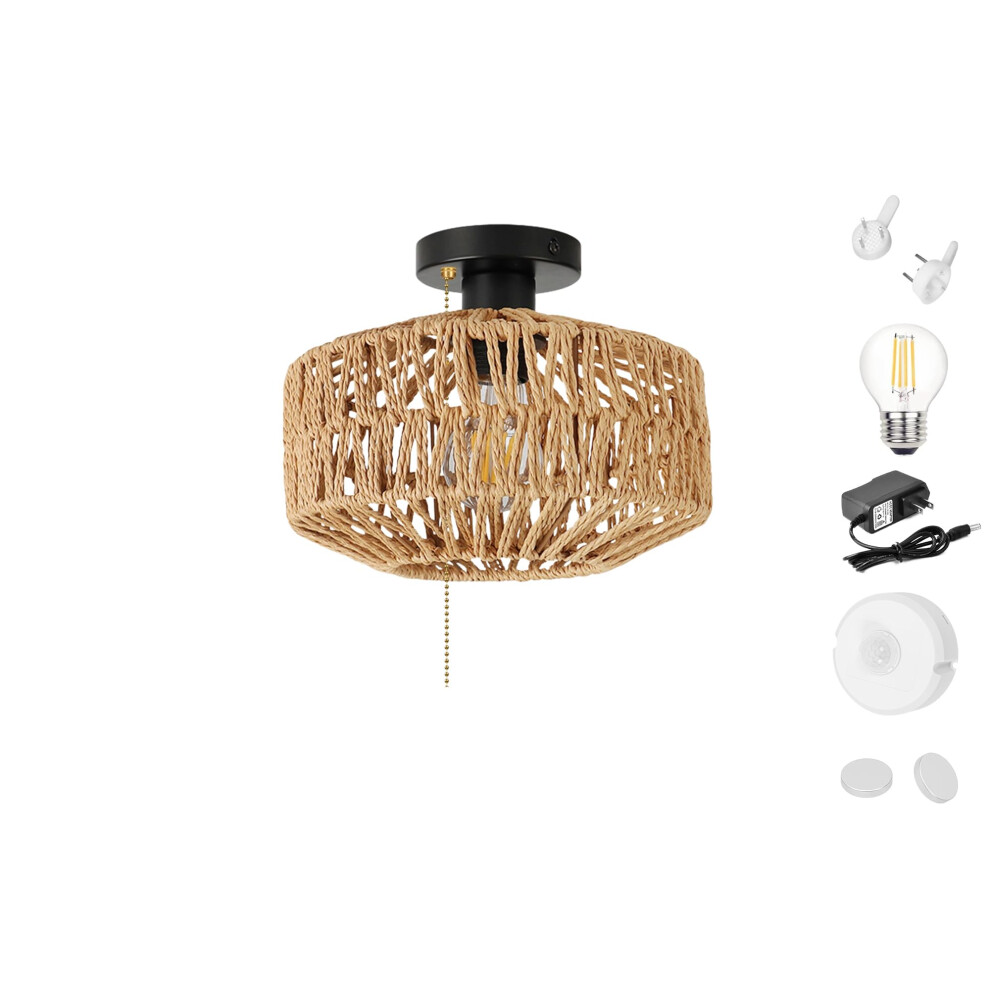 Wireless Motion Sensor Light With Pir And Light Sensor, Rechargeable Battery For Bedroom And Hallway 9455672920506