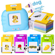 Talking Flash Cards Early Educational Toys for 3 4 5 6 Year Old Baby Boys Girls, Preschool Learning Reading Machine with 224 Words, Montessori Intera