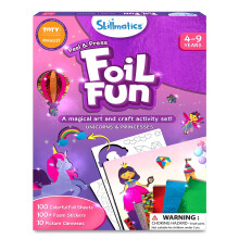 Skillmatics Foil Fun - Unicorns & Princesses, No Mess Art for Kids, Craft Kits & Supplies, DIY Creative Activity, Travel Toys, Gifts for Ages 4, 5, 6