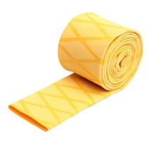 1M Tubes Heat Shrink Wrap Tubing for Fishing Rod Grips Handle Non Slip Rods Sleeving Handle (Diameter 40mm,Yellow)