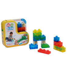 Jelly Blox Newbie Kit - Includes 11 Blocks - Toddler & Preschool Building Blocks Kids Can Squeeze, Stretch, Squish - Safety Tested & Ouch-Free - Tact
