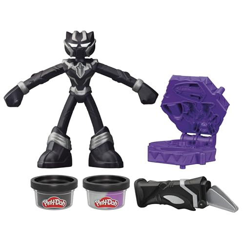 Play-Doh Play-Doh Marvel Black Panther Cutting Claws Action Figure Playset 1