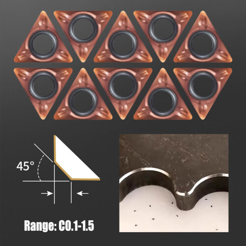 10pcs Triangle Cutter Heads for Pneumatic Chamfering Machine 1