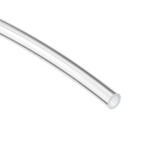 Unifizz PVC Clear Vinyl Tubing 4mm ID 6mm OD 5m Length Flexible PVC Tubing Hose Lightweight Plastic Tubing for Water Oil Air Line