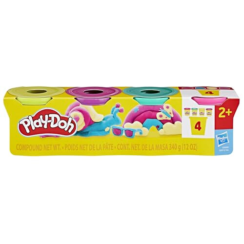 Play-Doh Play-Doh 4 Pack 85 Grams Vibrant Colours 2