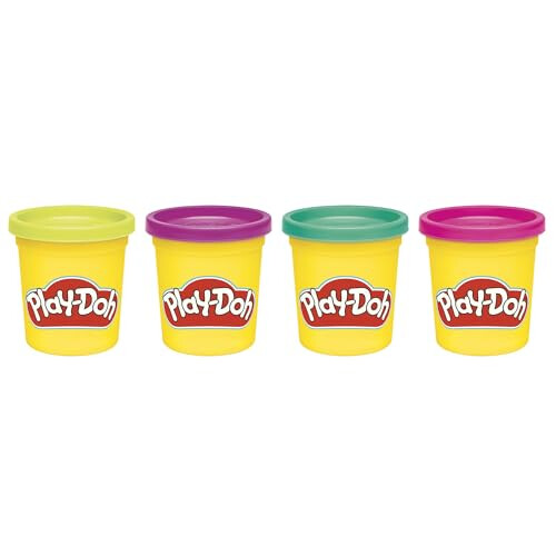 Play-Doh Play-Doh 4 Pack 85 Grams Vibrant Colours 1
