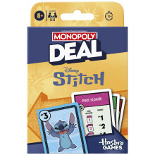 Monopoly Deal: Disney Stitch Edition Card Game - English Version