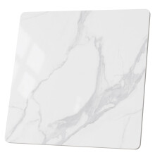 ZL ZELing Square Sintered Stone Table Top 90cm,Replacement Table Top for Indoor & Outdoor - Heat/Scratch Resistant Waterproof Ceramic DIY Desktop,Pat