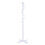 Freestanding Bamboo Coat Hanger with Eight Hooks, Adjustable Height Design Rustproof and Durable Material Stable Base Anti Skid Surface Space Saving 1
