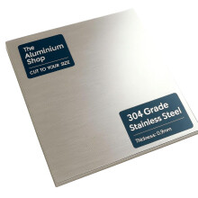 Stainless Steel Sheet 304 Grade 0.9mm Thick Plate For Kitchen DIY Craft (1000mm x 1000mm)