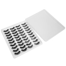 Verkoelende, ademende nepwimpers, gemakkelijk schoon te maken, herbruikbaar, 3D meerlaagse nep-nertswimpers, dik en gekruld, perfect voor feest- en