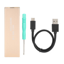 USB Typ-C M.2 SSD-Adaptergehäuse, Hochgeschwindigkeits-Externes Laufwerksgehäuse mit 3.1-Schnittstelle, Unterstützung für verschiedene