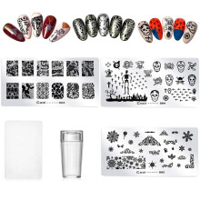 Ensemble d'autocollants pour ongles - Couleurs uniques, flexibles, de qualité, au design créatif et résistant - Autocollants adhésifs -