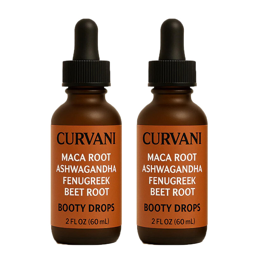 Booty Enhancement Drops for Women, 2oz Hip and Butt Growth Serum with Precision Dropper