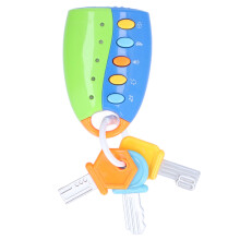 Chiavi giocattolo per bambini a forma di auto con pulsanti luminosi e suoni realistici di auto, giocattolo educativo per bambini che riproduce 10