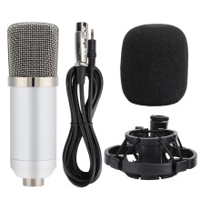 Microfon condensator de calitate studio cu gamă dinamică largă, design excelent al circuitului, suport rezistent la șocuri și zgomot redus,