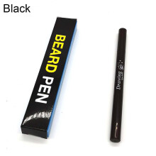 Facial Hair Enhancer for Men, Easy Application Beard Filler Dual Ended Applicator Natural Look Precision Tool Water Resistant Micro Fork Tip with