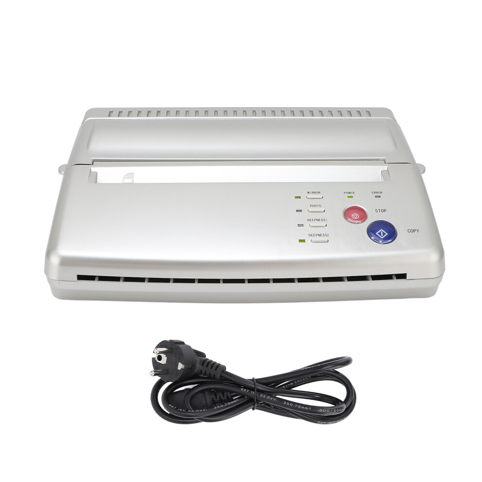 Low Noise Tattoo Stencil Printer Thermal Copier With Universal Voltage, Transfer Machine For Artists That Requires No Replacement Parts