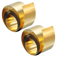 TA-VIGOR 1Pcs Brass Sheet Roll, 1000mm x 40mm x 0.2mm Metal Foil Plate Roll Brass Metal Thin Sheet Strip for Crafts, Electrical Repairs, DIY Projects