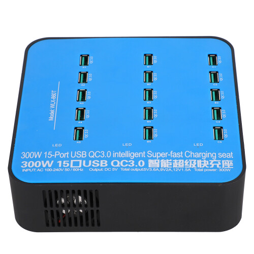 Έξυπνος κόμβος φόρτισης USB 300W Αυτόματη ανίχνευση εισόδου Σχεδιασμός 1